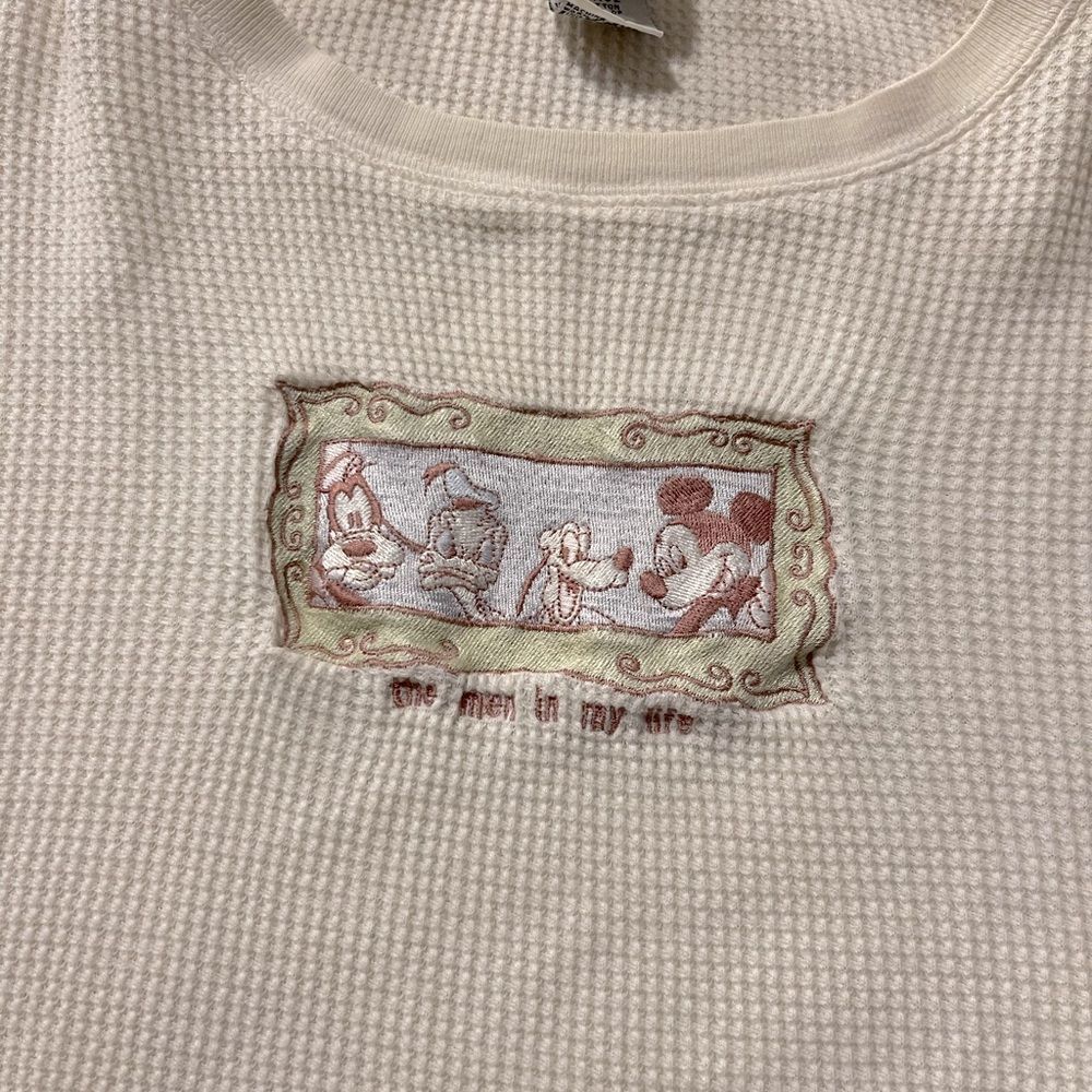 Vintage Disney “men in my life” long sleeve thermal top - Picture 2 of 7